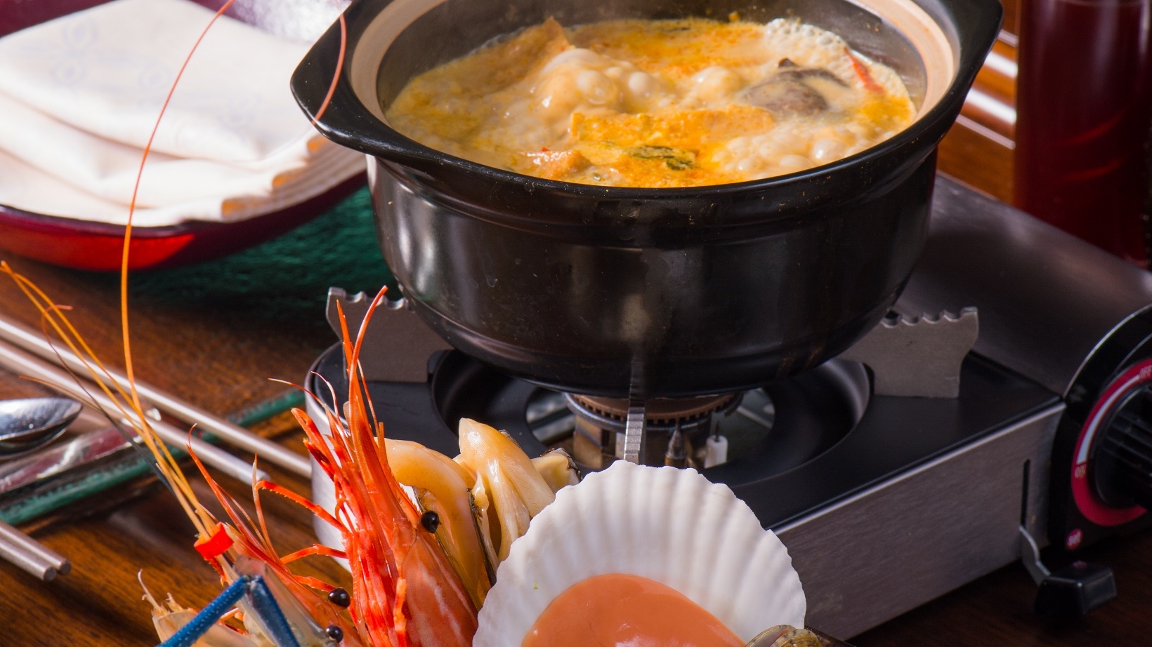 Asian Seafood Hot Pot Buffet